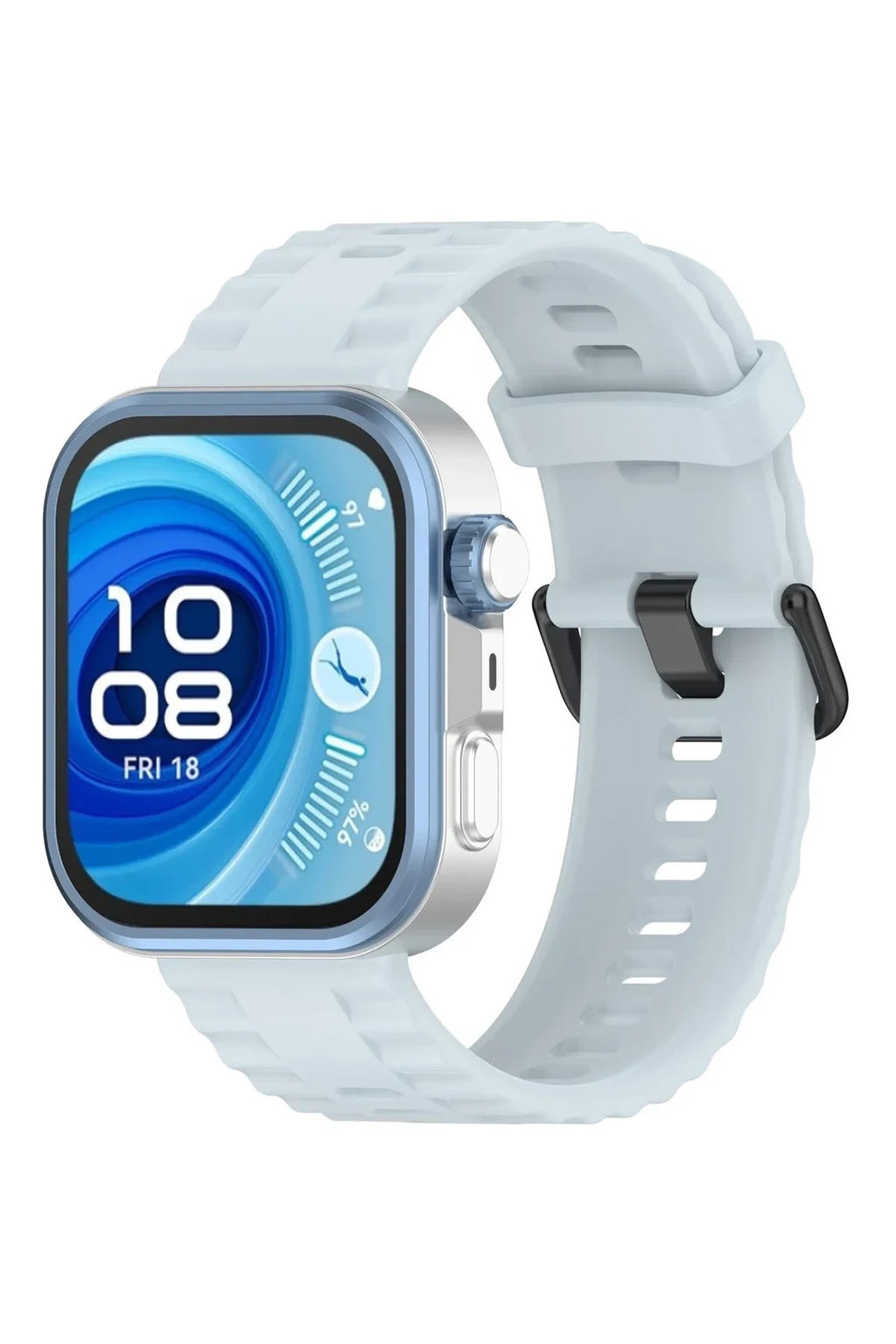 Mey İthalat® Huawei Watch Fit 3 Klasik Kordon - Açık Mavi