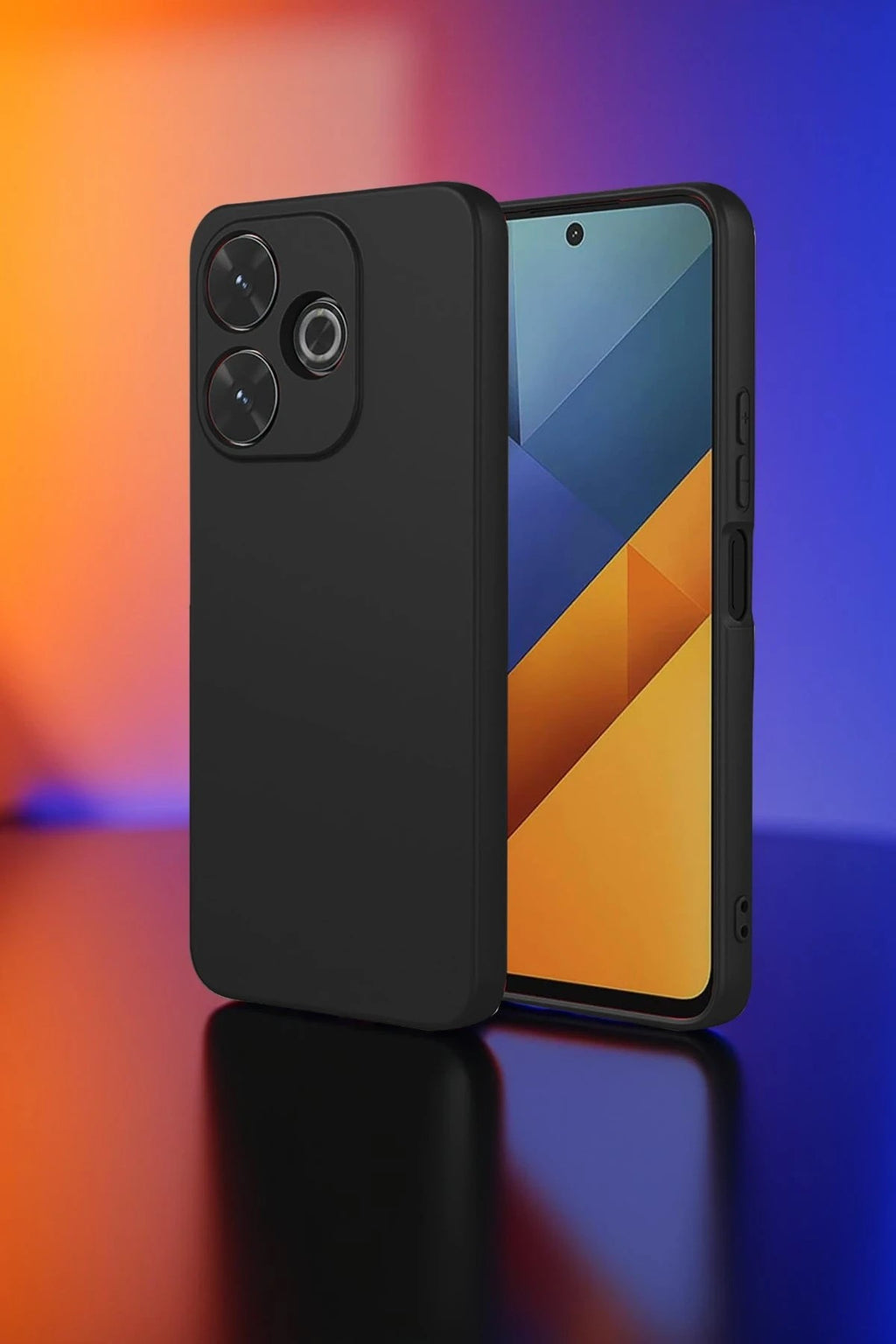 Mey İthalat® Redmi 13 4G Kılıf Nano içi Kadife Silikon - Siyah