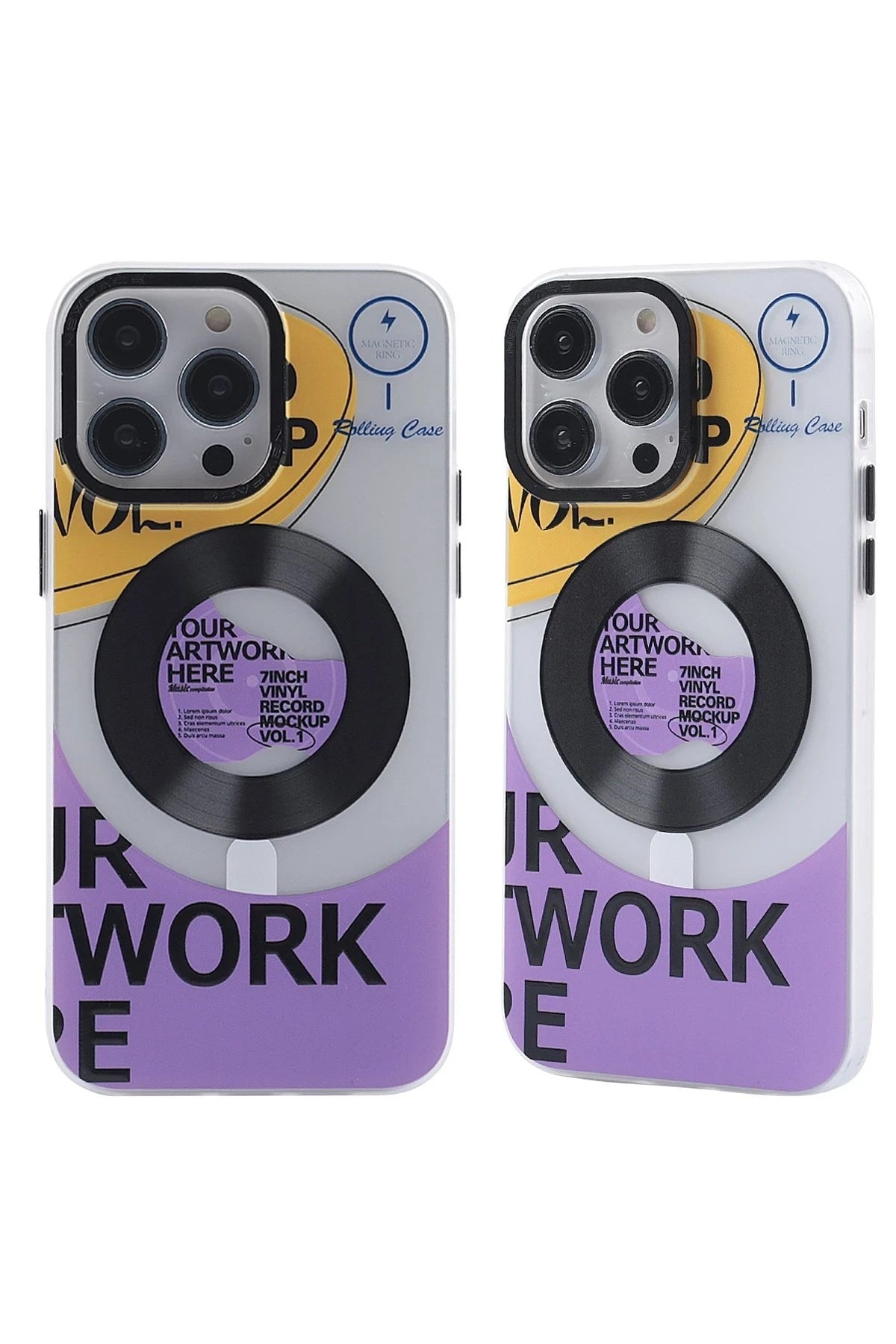 Mey İthalat® iPhone 14 Pro Max Kılıf Apollo Magneticsafe Desenli Kapak - Apollo Şeffaf - 6