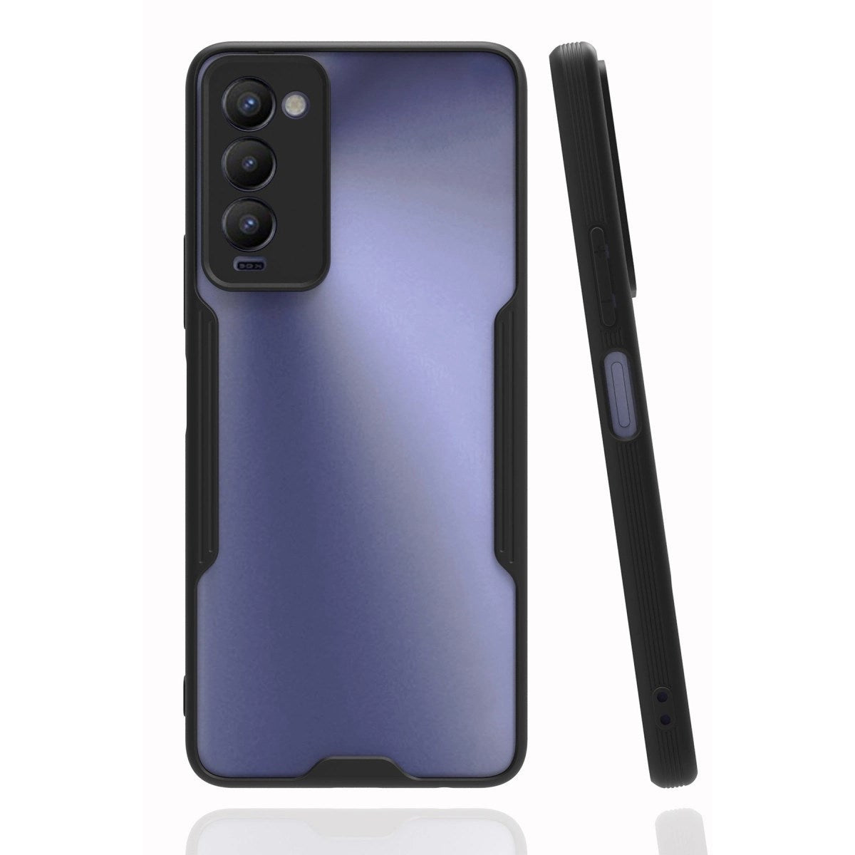 Mey İthalat® Tecno Camon 18 Kılıf Platin Silikon - Siyah