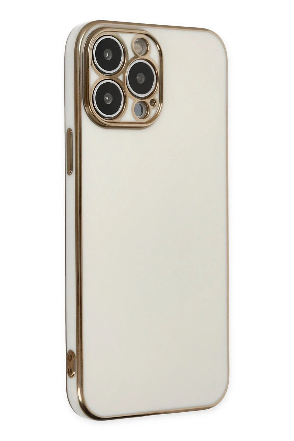 Mey İthalat® iPhone 14 Pro Kılıf Volet Silikon - Beyaz