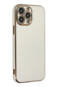 Mey İthalat® iPhone 14 Pro Kılıf Volet Silikon - Beyaz