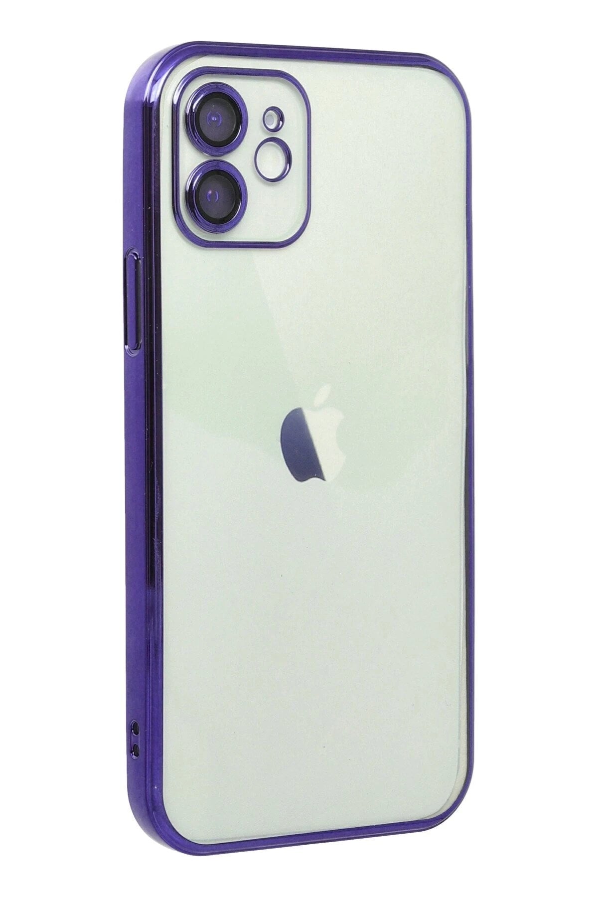 Mey İthalat® iPhone 11 Kılıf Lensli Silikon - Mor