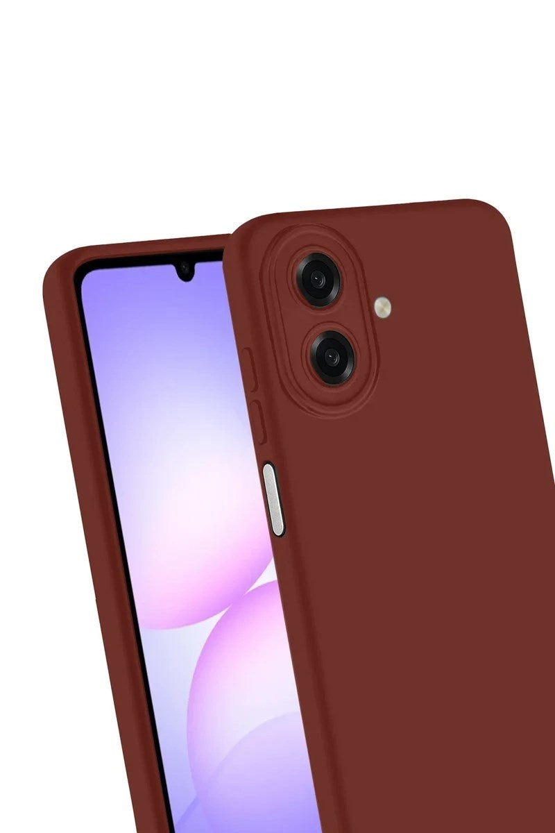 Mey İthalat® Samsung Galaxy A07 4G First Silikon - Bordo