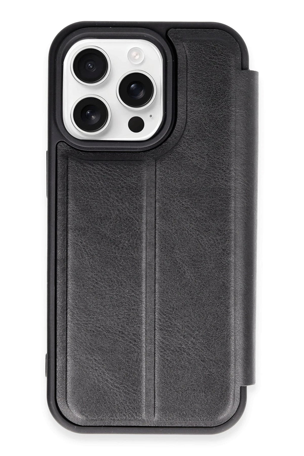 Mey İthalat® iPhone 14 Pro Max Kılıf Flip Cover - Siyah