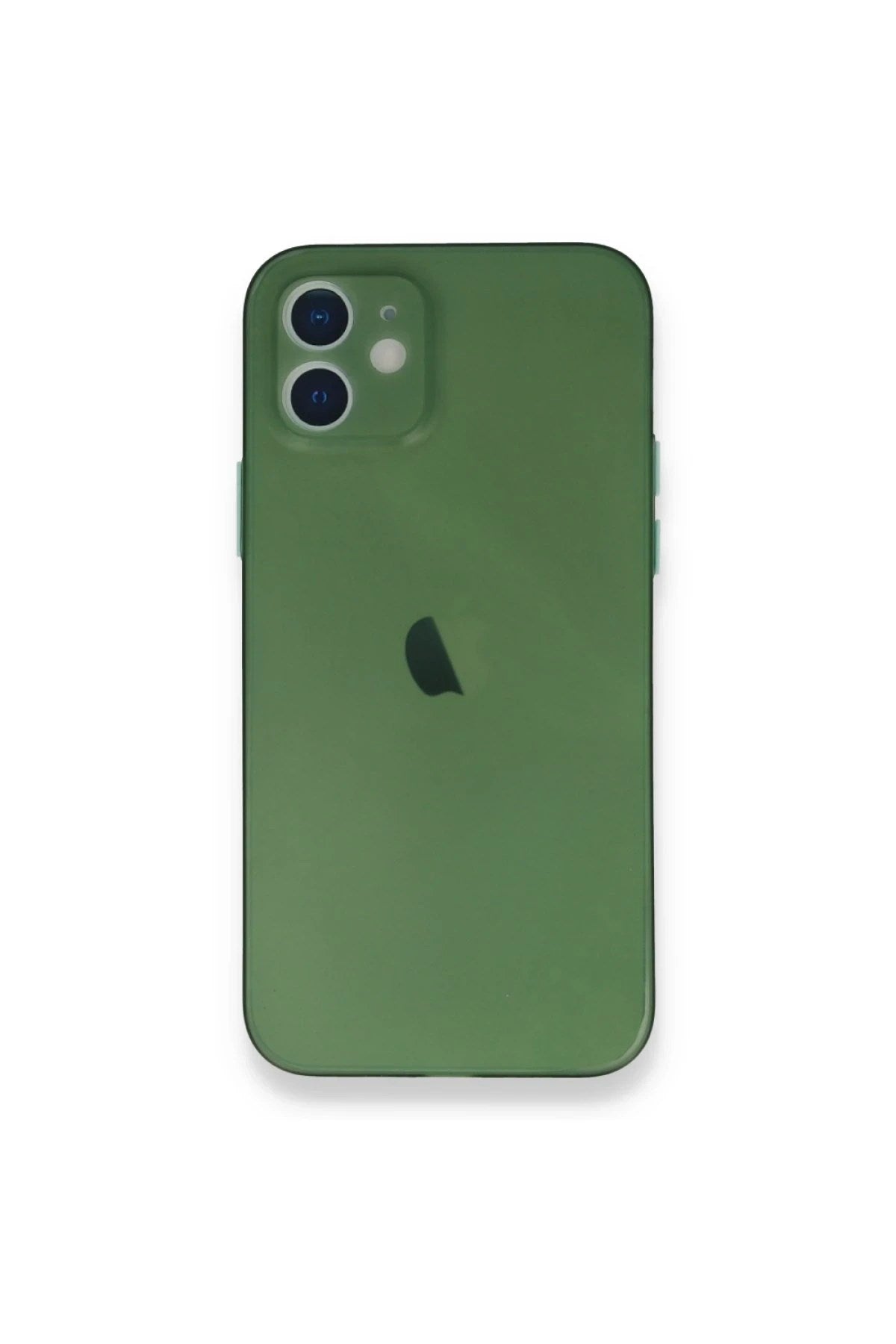 Mey İthalat® iPhone 12 Mini Kılıf PP Ultra İnce Kapak - Yeşil