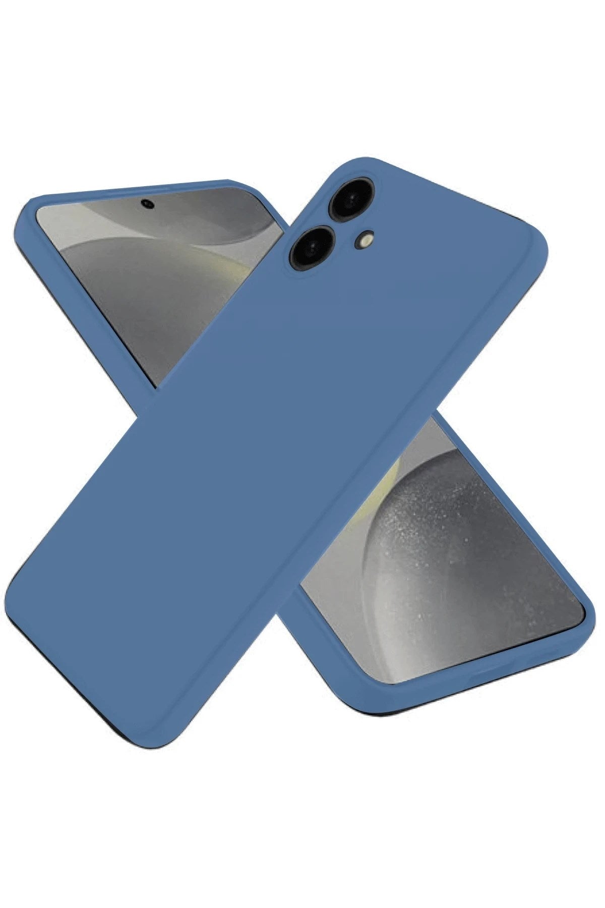 Mey İthalat® Samsung Galaxy A06 Kılıf First Silikon - Mavi