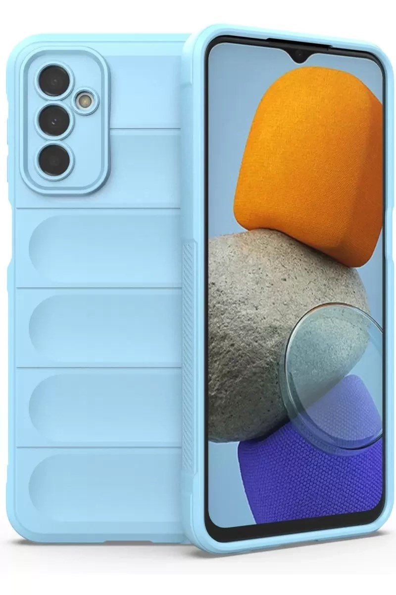 Mey İthalat® Samsung Galaxy M23 Kılıf Optimum Silikon - Sky Blue