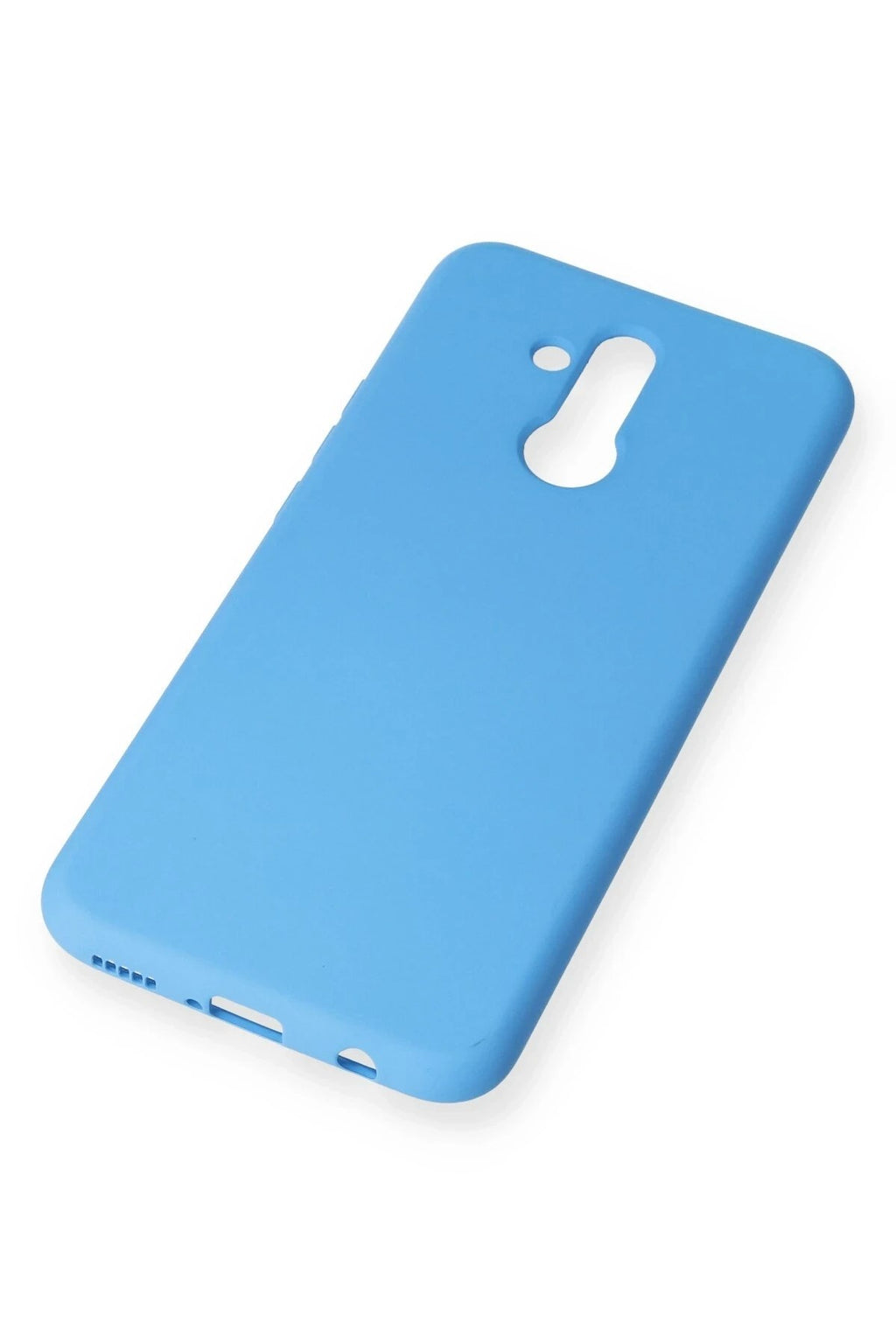 Mey İthalat® Huawei Mate 20 Lite Kılıf Nano içi Kadife Silikon - Mavi