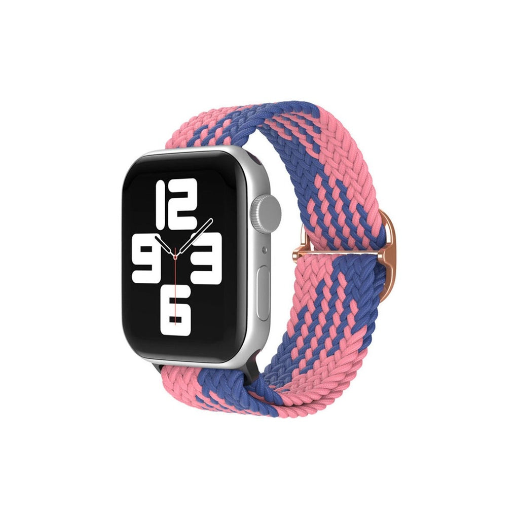 Mey İthalat® Watch 38mm Star Kordon - Pembe-Mavi