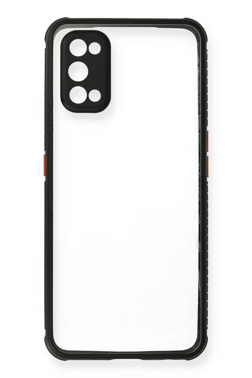 Mey İthalat® Realme 7 Pro Kılıf Miami Şeffaf Silikon - Siyah