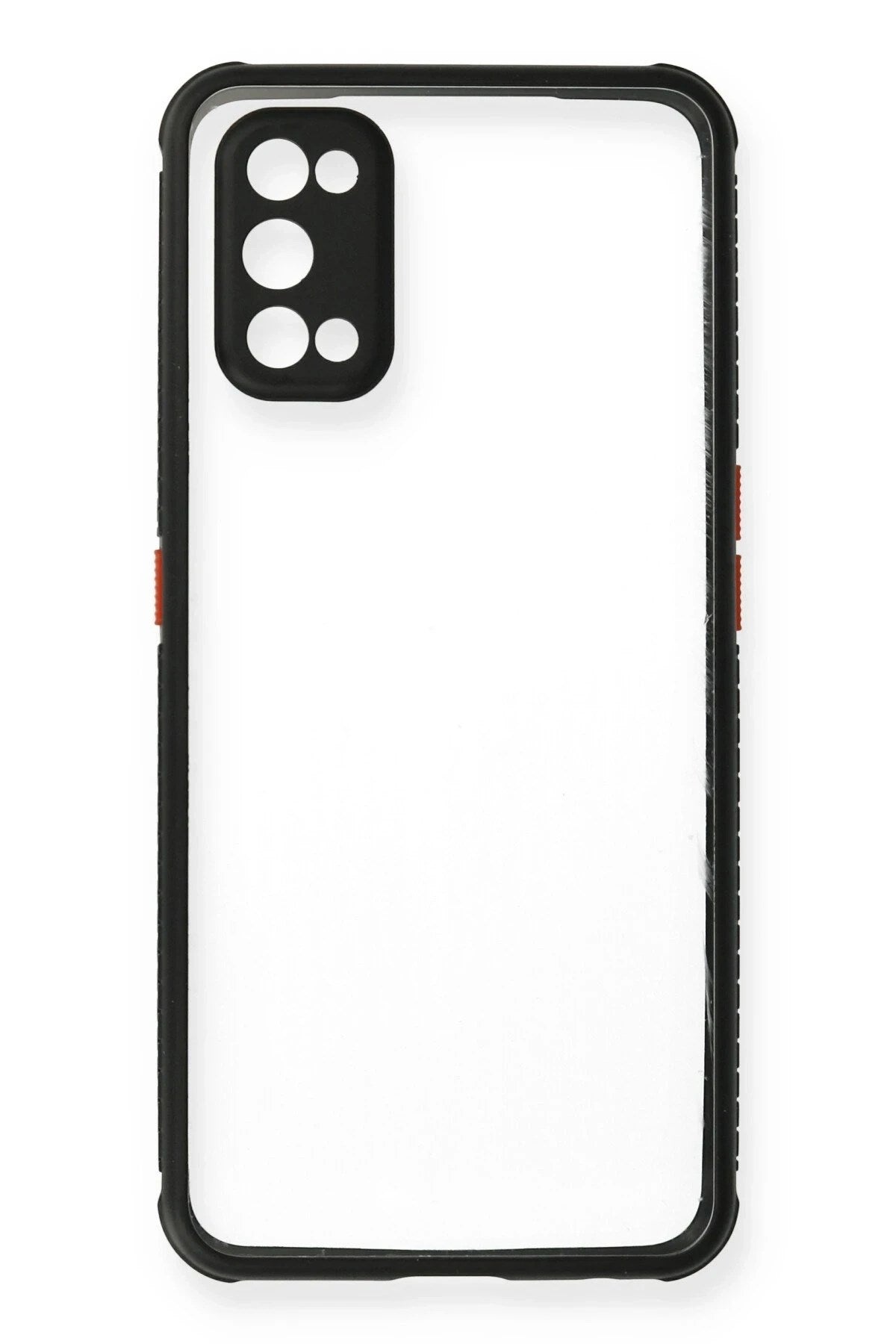 Mey İthalat® Realme 7 Pro Kılıf Miami Şeffaf Silikon - Siyah