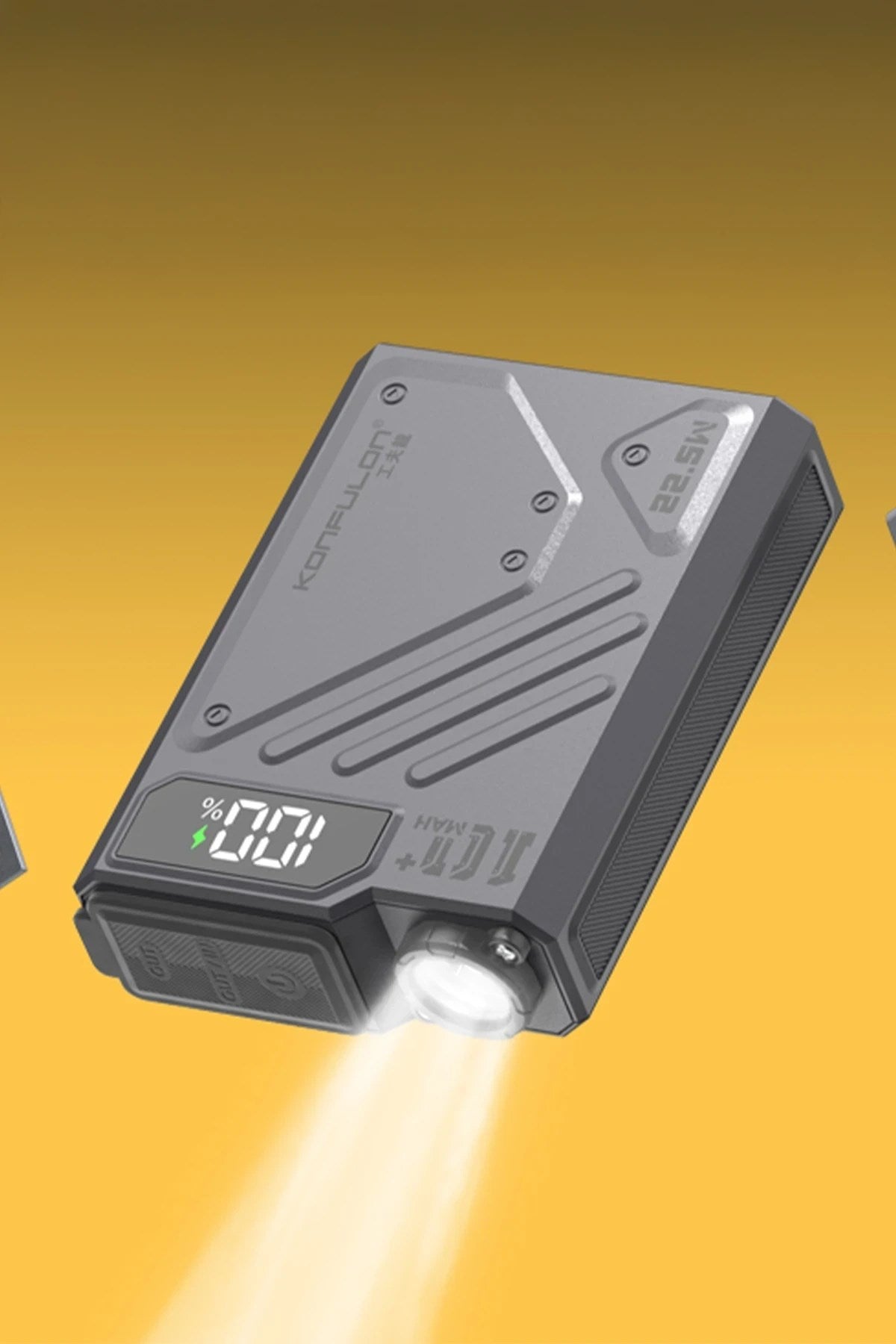 Mey İthalat® J38 10.000 mAh 20W PD Led Işıklı Magsafe Powerbank - Gri