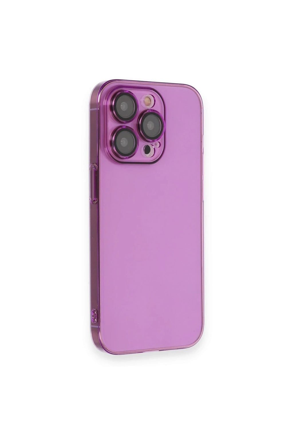 Mey İthalat® iPhone 14 Pro Kılıf Armada Lensli Kapak - Mor