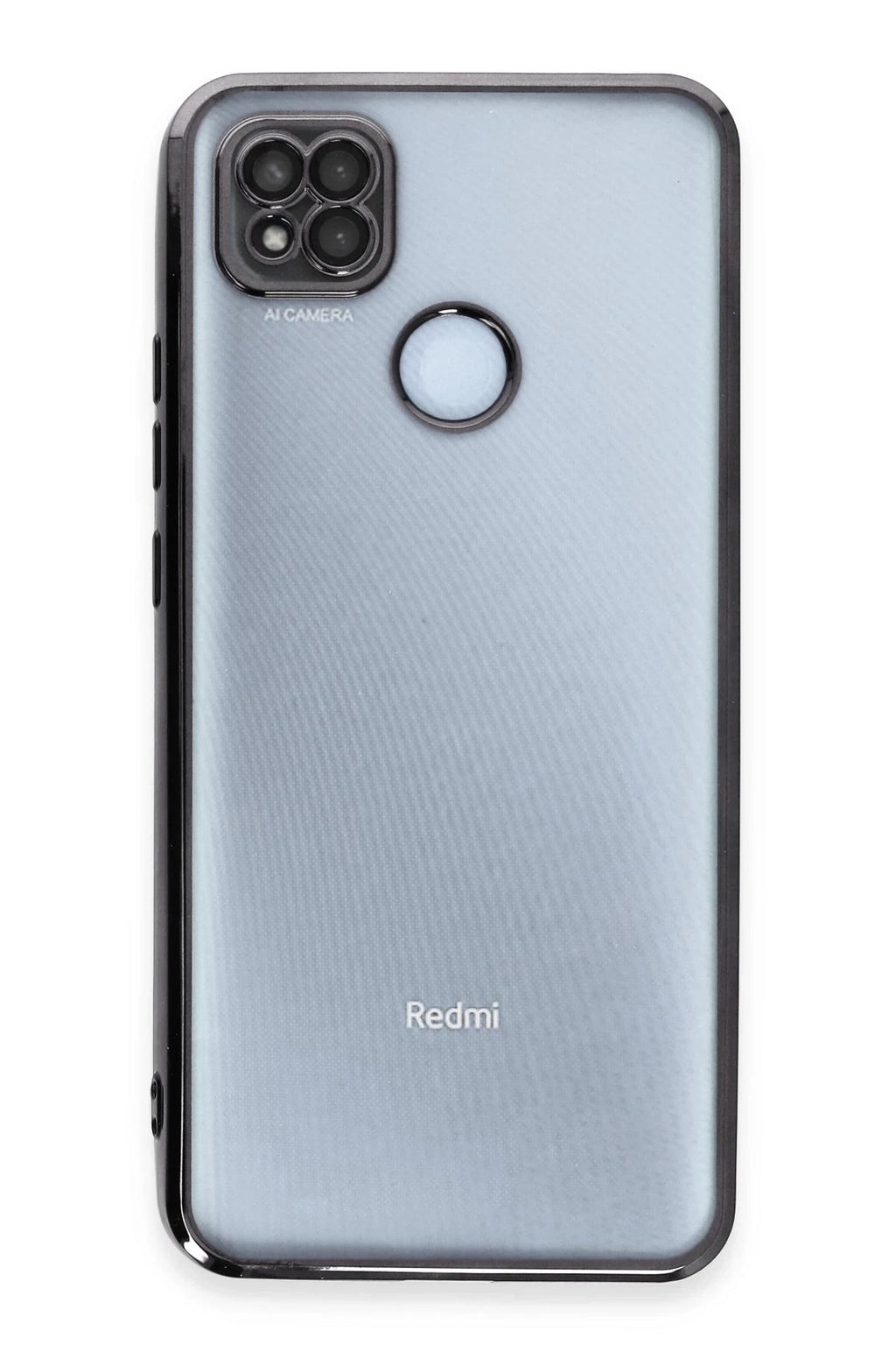 Mey İthalat® Redmi 9C Kılıf Lensli Silikon - Siyah