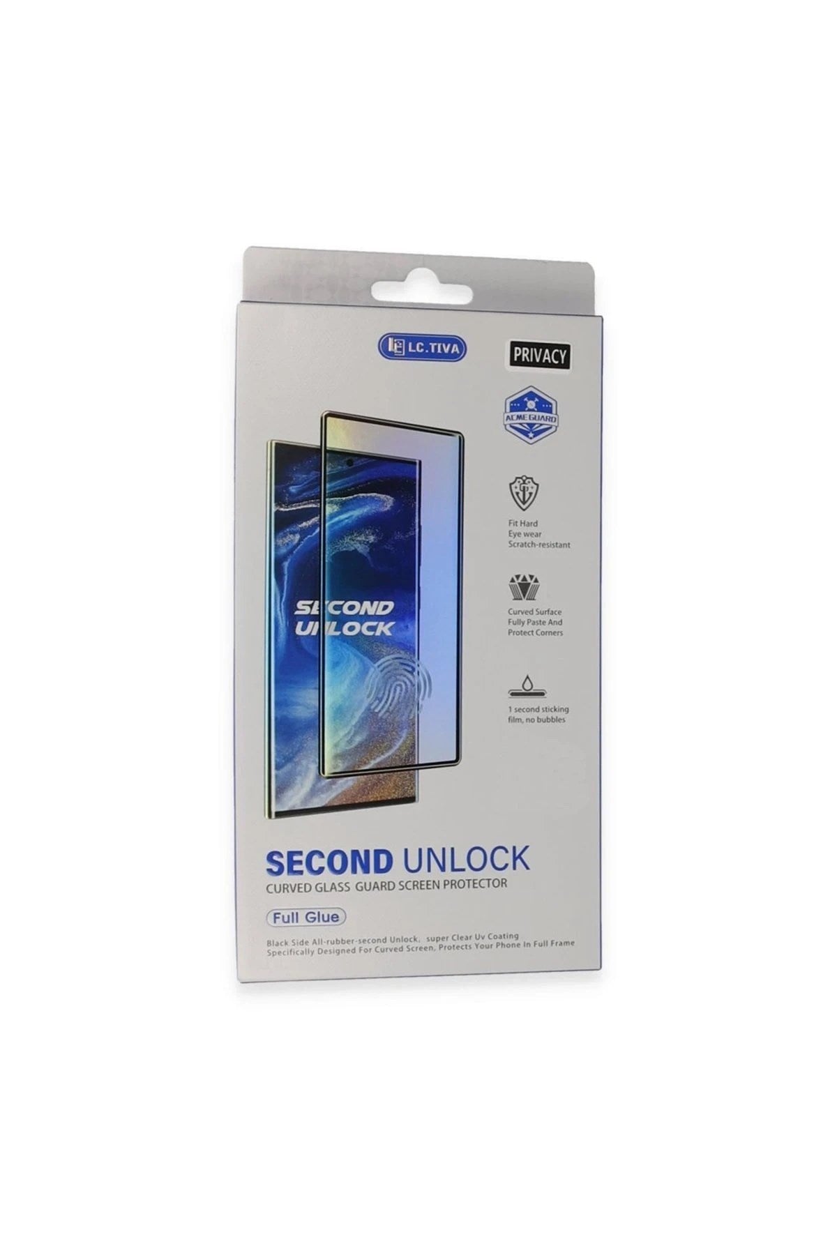 Mey İthalat® Samsung Galaxy S24 Ultra Durable Full Glue Curved Hayalet Cam