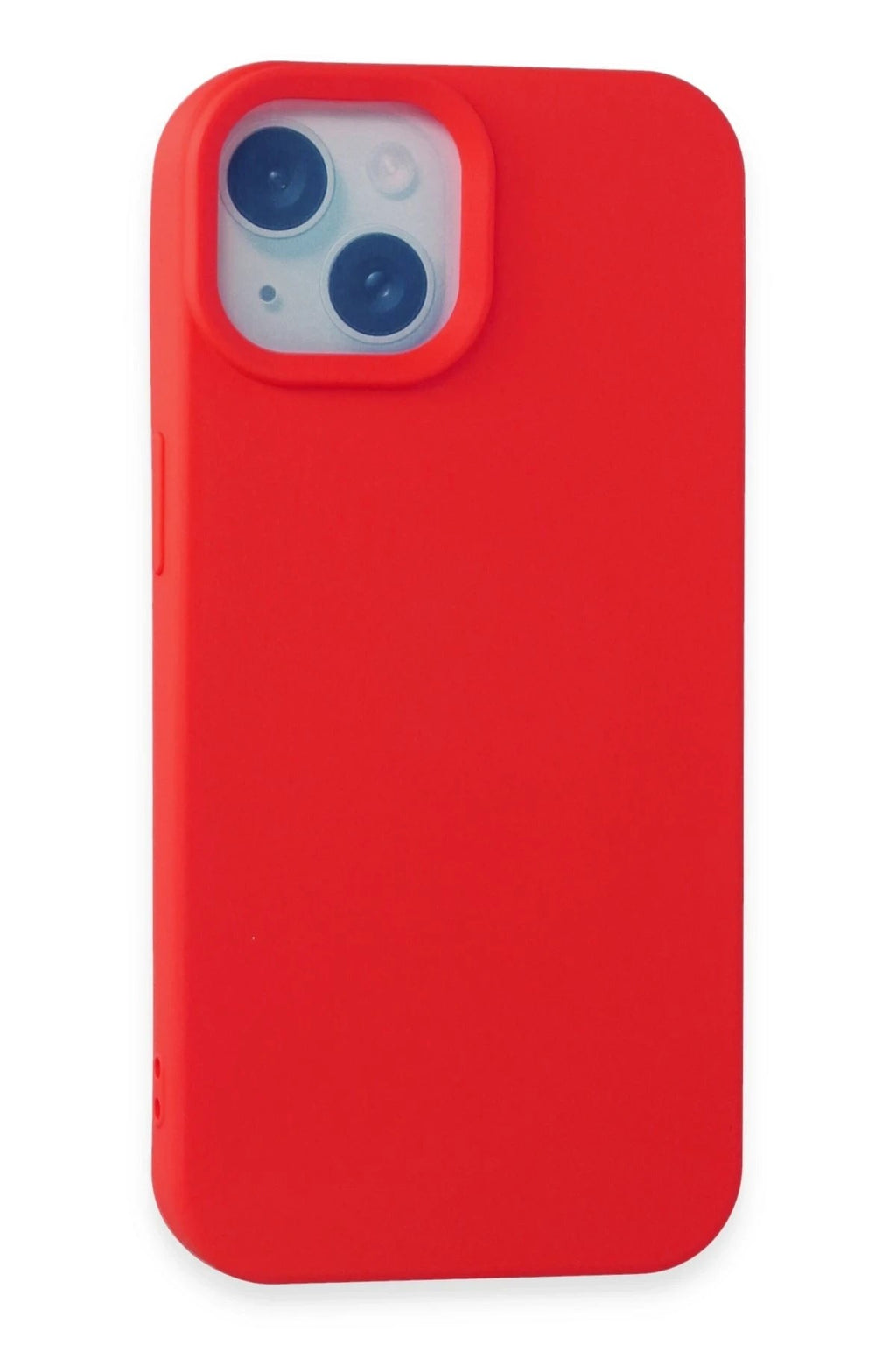 Mey İthalat® iPhone 15 Kılıf Nano içi Kadife Silikon - Kırmızı