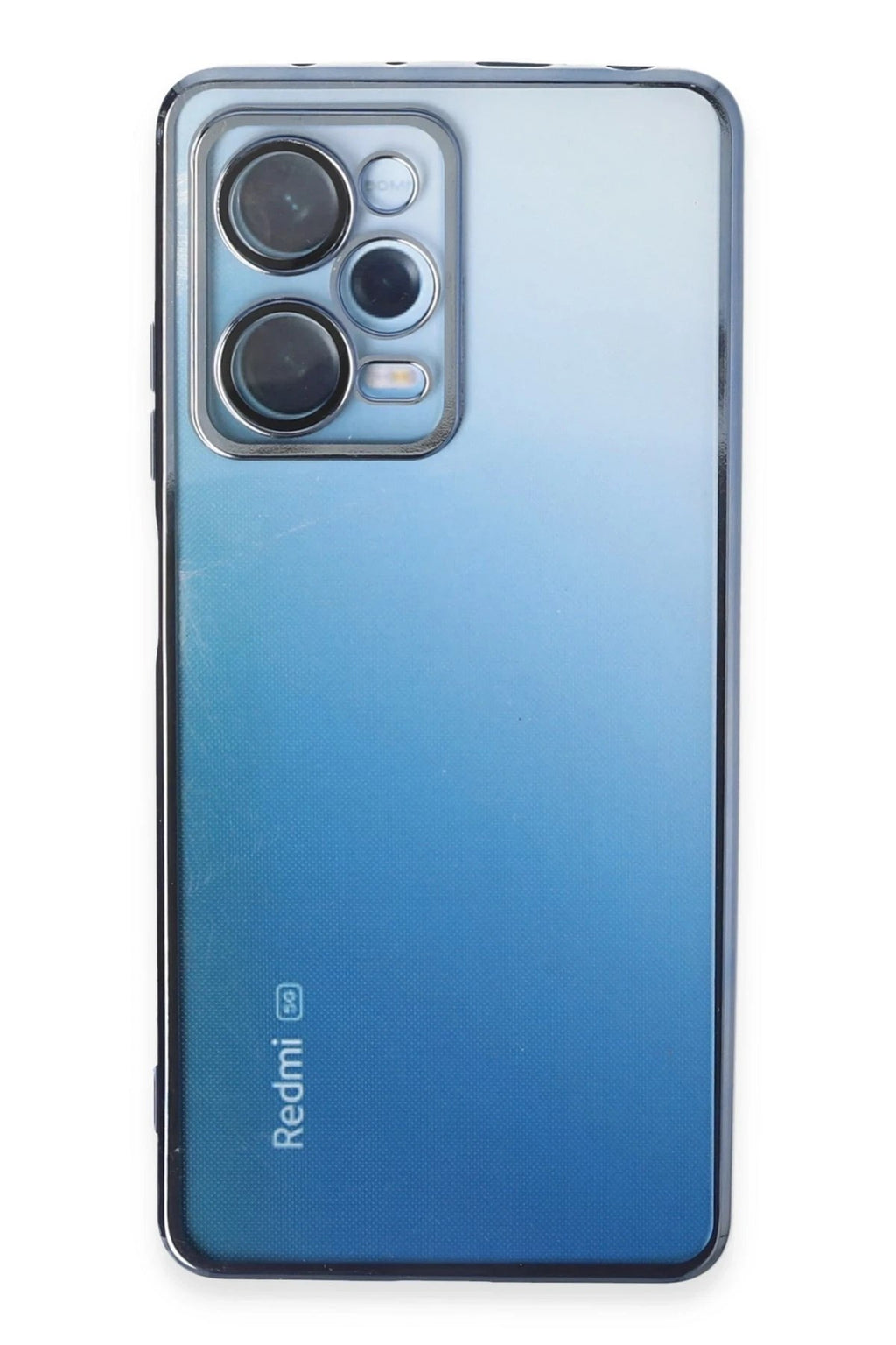 Mey İthalat® Redmi Note 12 Pro 5G Kılıf Lensli Silikon - Açık Mavi