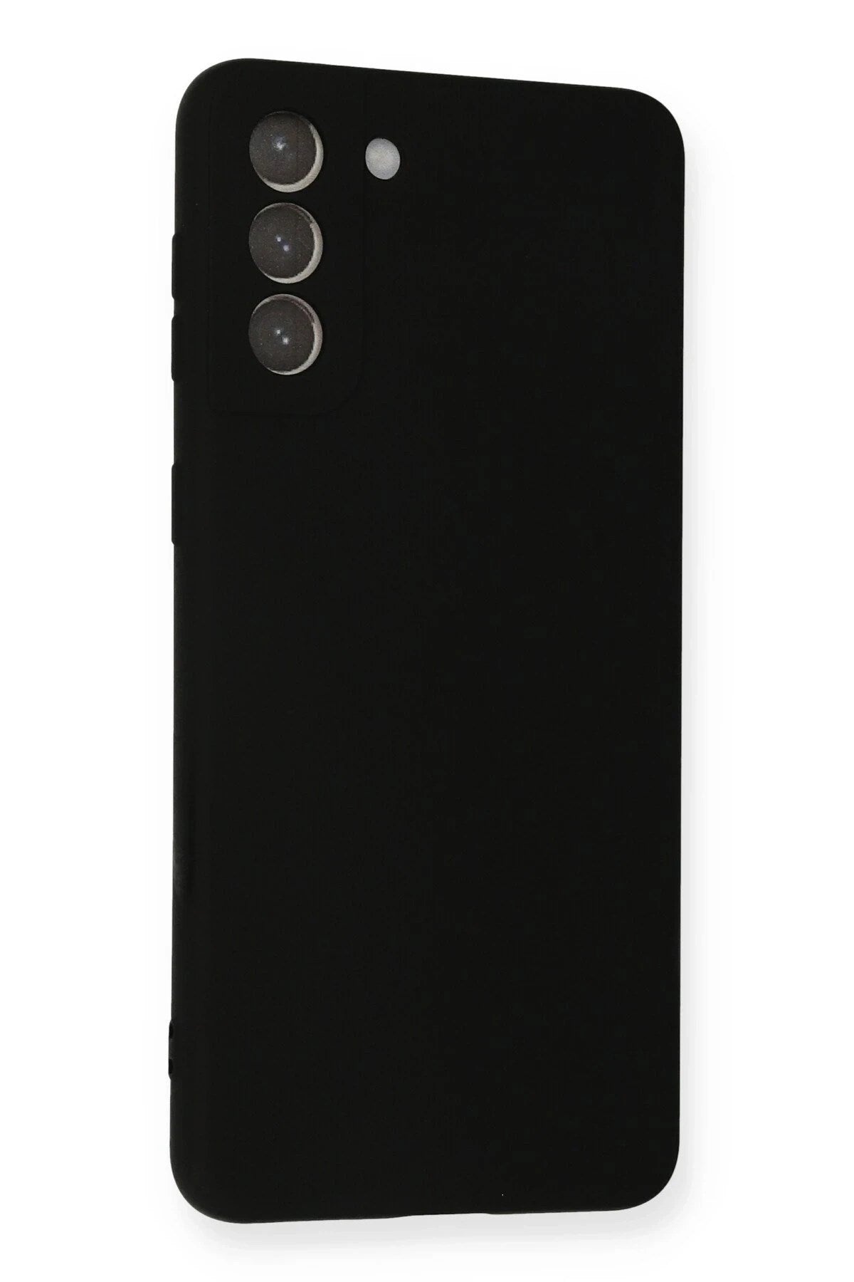 Mey İthalat® Samsung Galaxy S21 Plus Kılıf Nano içi Kadife Silikon - Siyah
