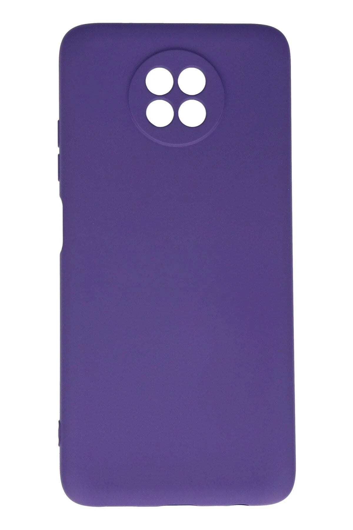 Mey İthalat® Redmi Note 9 5G Kılıf Nano içi Kadife Silikon - Mor