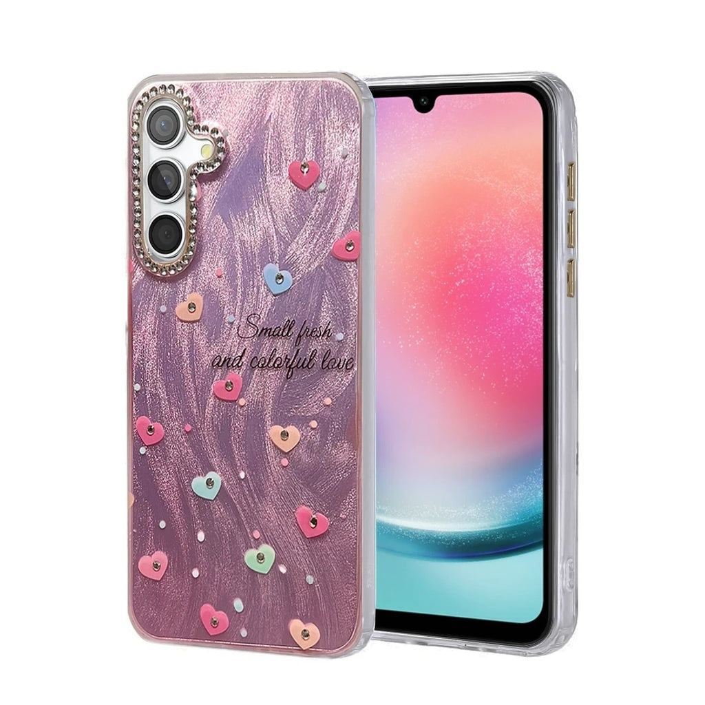 Mey İthalat® Samsung Galaxy A24 4G Kılıf Blade Aynalı Desenli Kapak - Desen 8