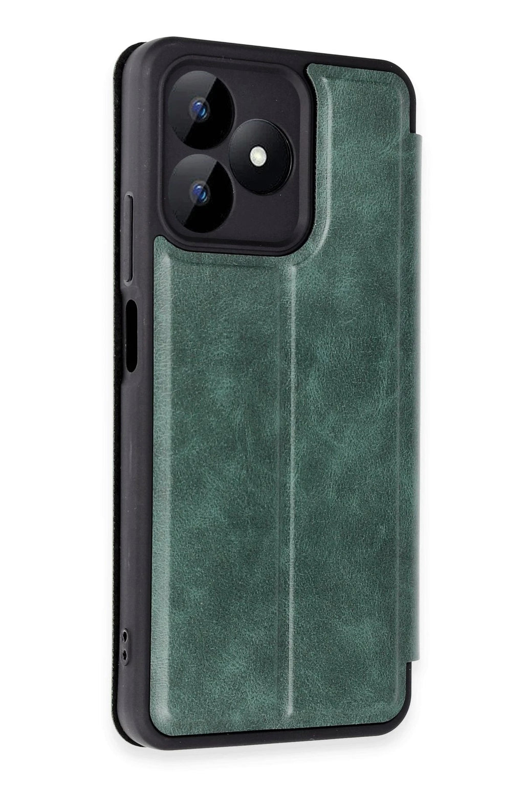 Mey İthalat® Realme Note 50 4G Kılıf Flip Cover - Koyu Yeşil