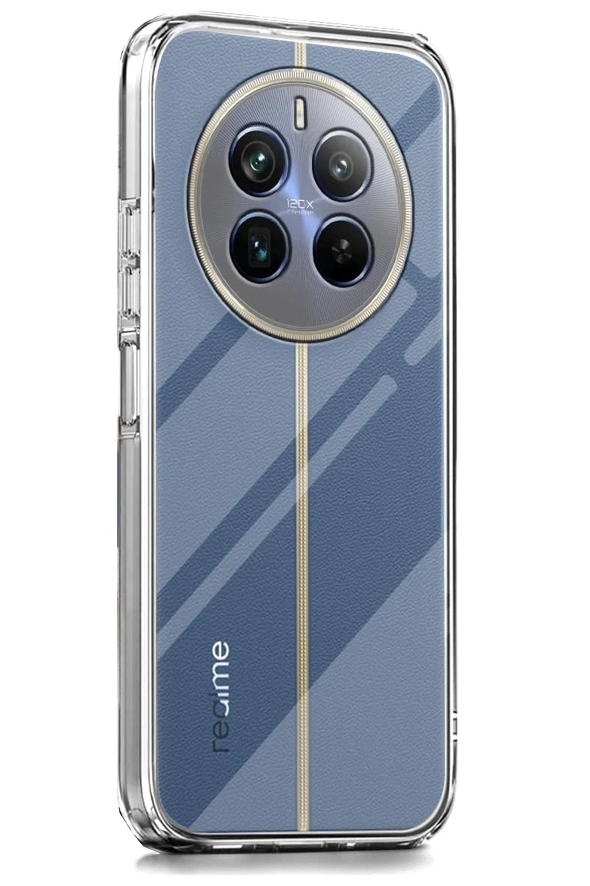 Mey İthalat® Realme 12 Pro Plus Kılıf Lüx Şeffaf Silikon