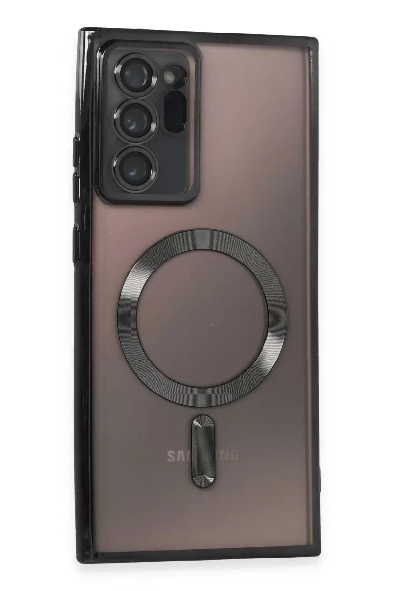 Mey İthalat® Samsung Galaxy Note 20 Ultra Kılıf Kross Magneticsafe Kapak - Siyah