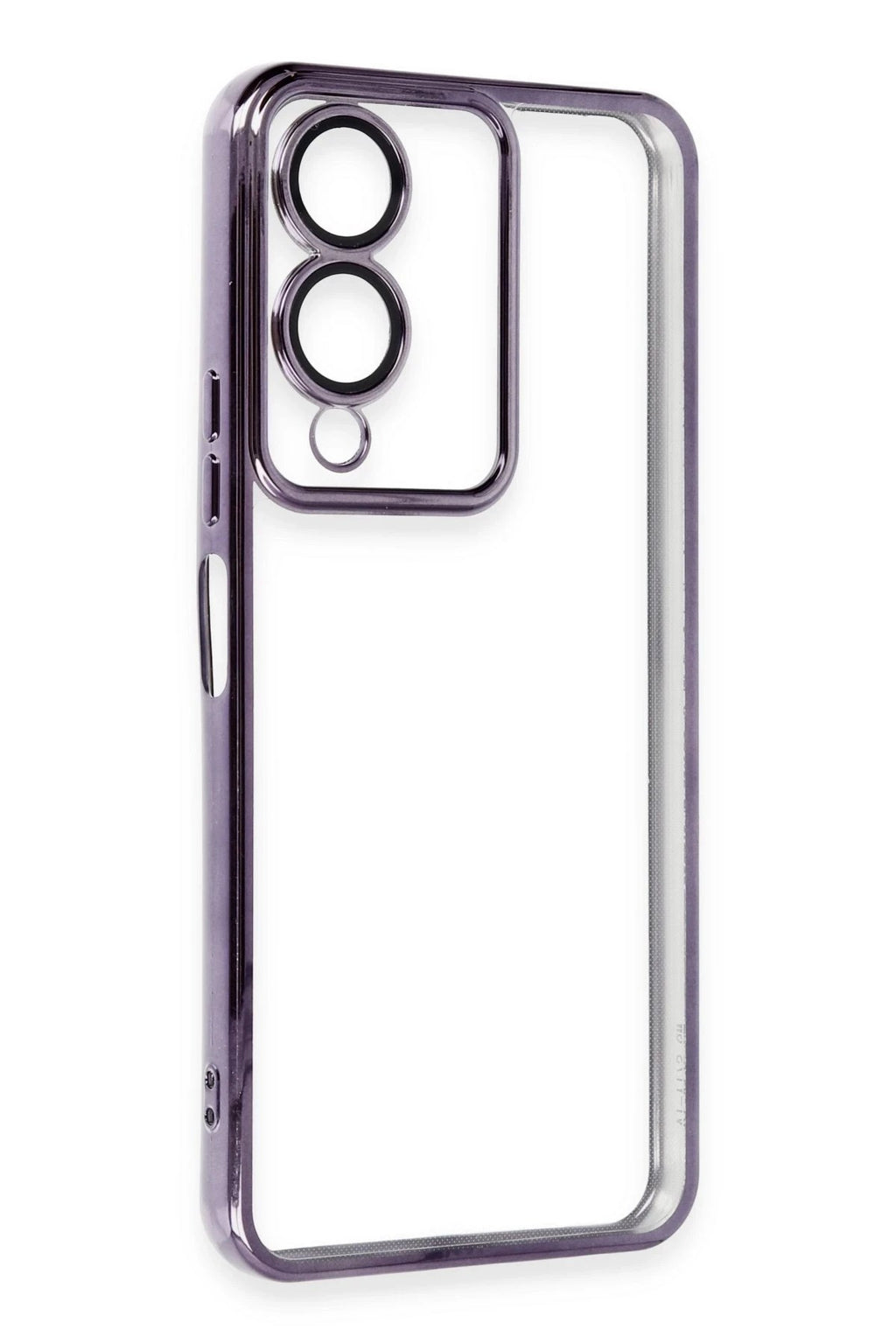 Mey İthalat® Vivo Y17S Kılıf Lensli Silikon - Mor