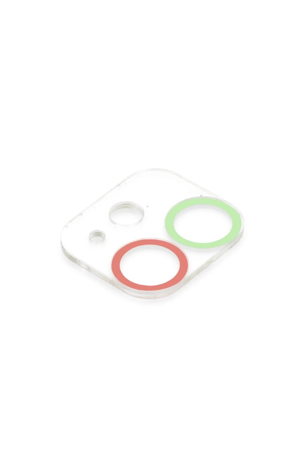 Mey İthalat® iPhone 11 Renkli Kamera Lens Koruma Cam - Yeşil-Pembe