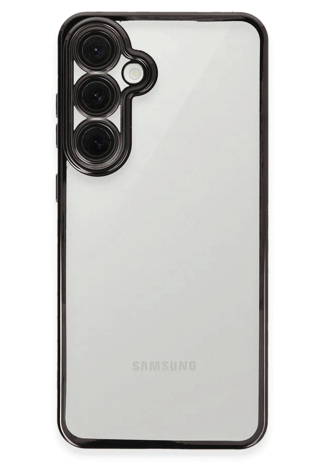 Mey İthalat® Samsung Galaxy S24 FE Kılıf Lensli Silikon - Siyah