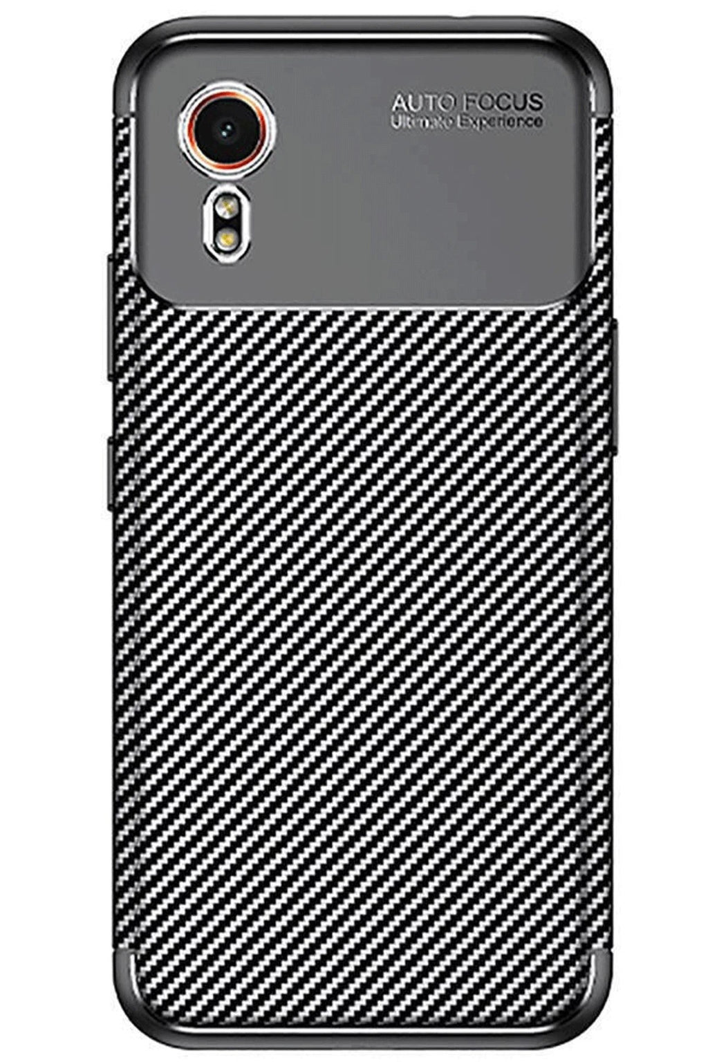 Mey İthalat® Samsung Galaxy XCover 7 Kılıf Auto Focus Karbon Kapak - Siyah