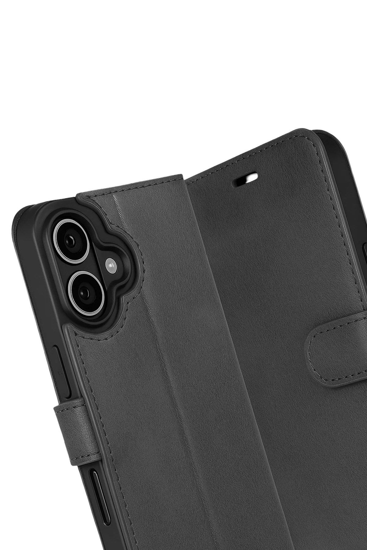 Mey İthalat® iPhone 17 Trend S Plus Kapaklı Kılıf - Siyah