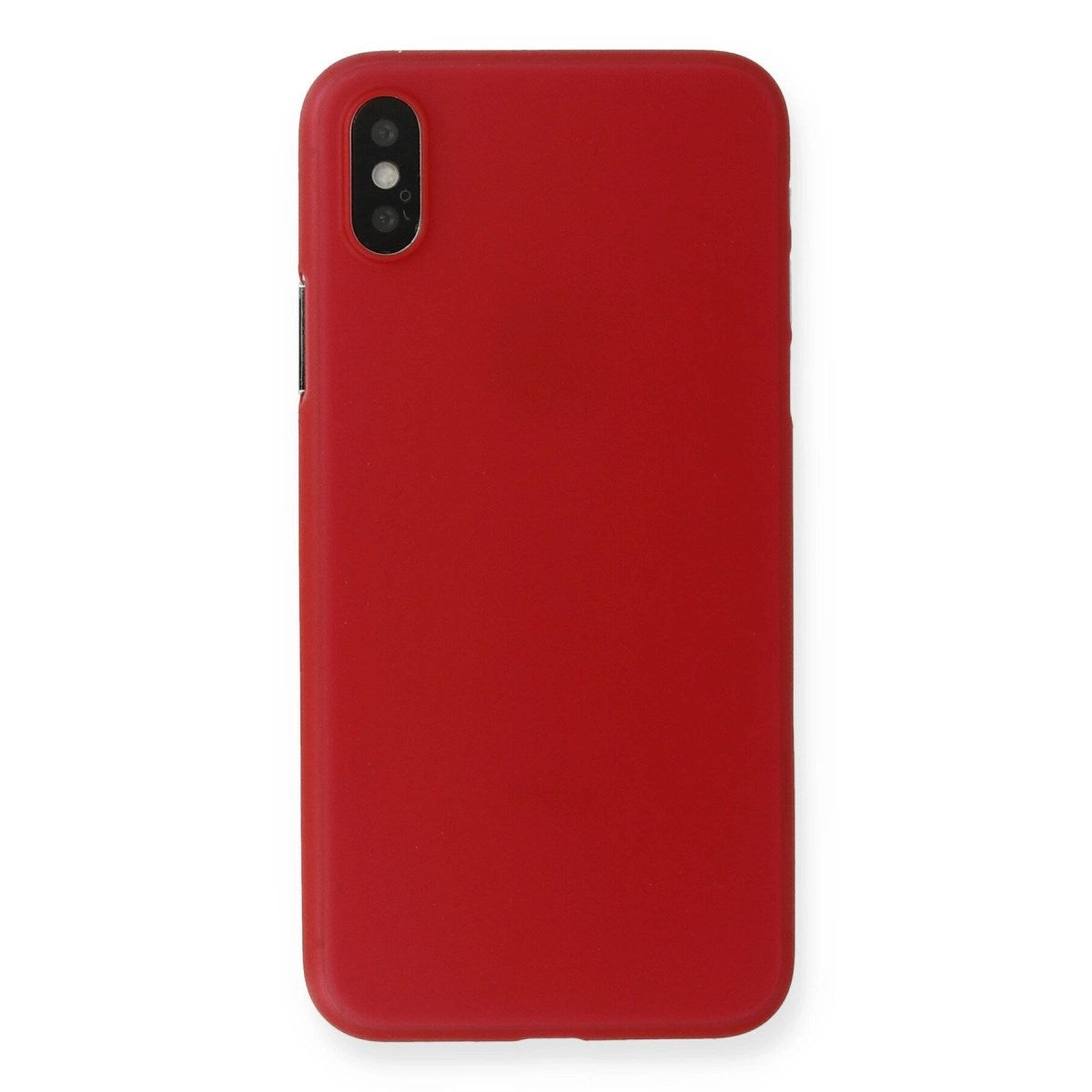 Mey İthalat® iPhone XS Max Kılıf PP Ultra İnce Kapak - Kırmızı