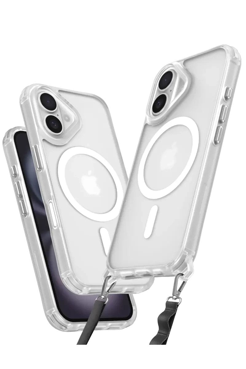 Mey İthalat® iPhone 16 Plus Kılıf Enka Magsafe Silikon Kılıf - Şeffaf