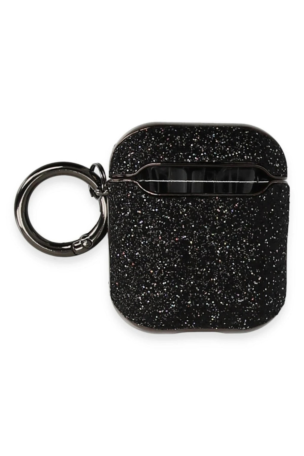 Mey İthalat® Airpods 2 (2.nesil) Spell Simli Kılıf - Siyah