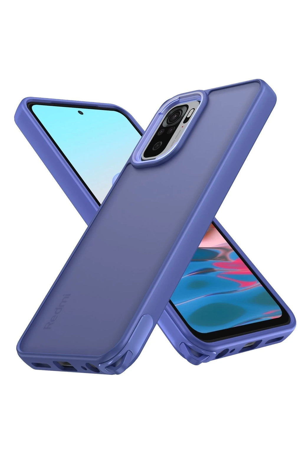 Mey İthalat® Redmi Note 10 Pro Kılıf Elegant Kapak - Açık Mavi
