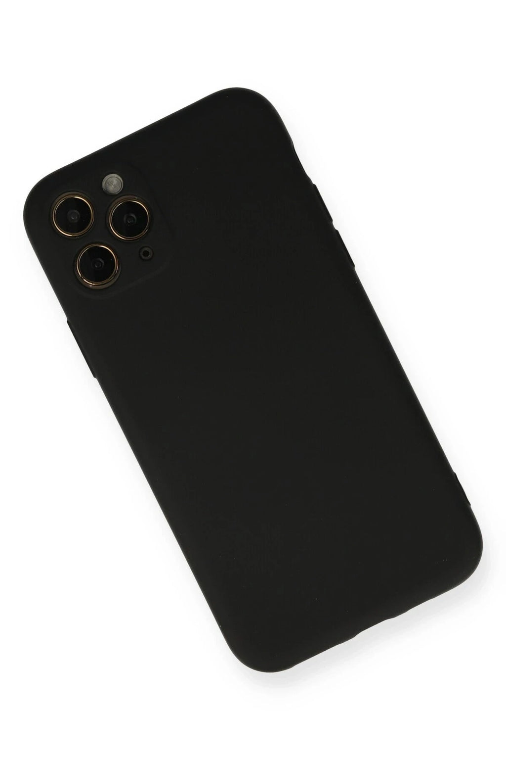 Mey İthalat® iPhone 11 Pro Kılıf Nano içi Kadife Silikon - Siyah