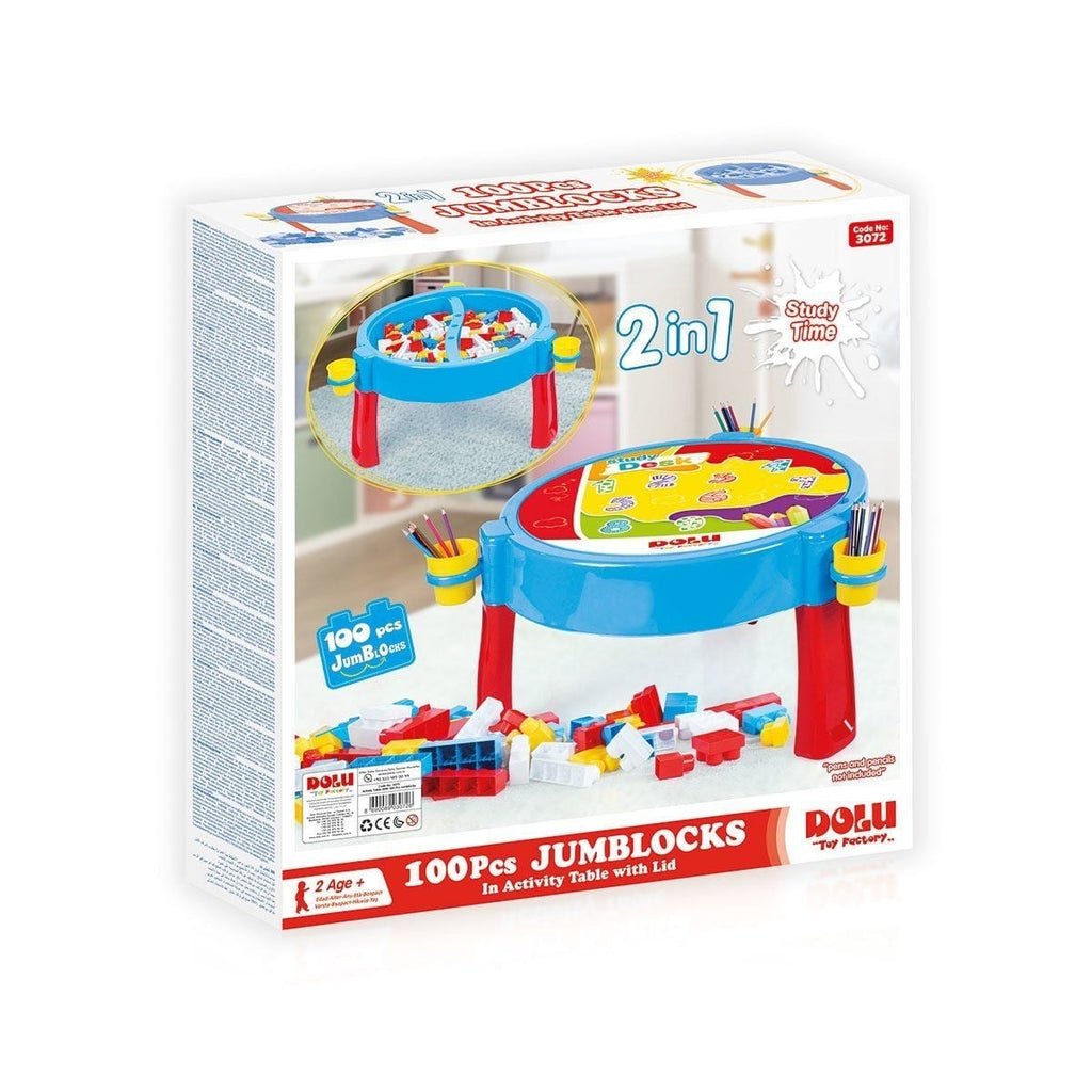 3072 100 PARÇA MEGA BLOKLU AKTIVITE MASASI