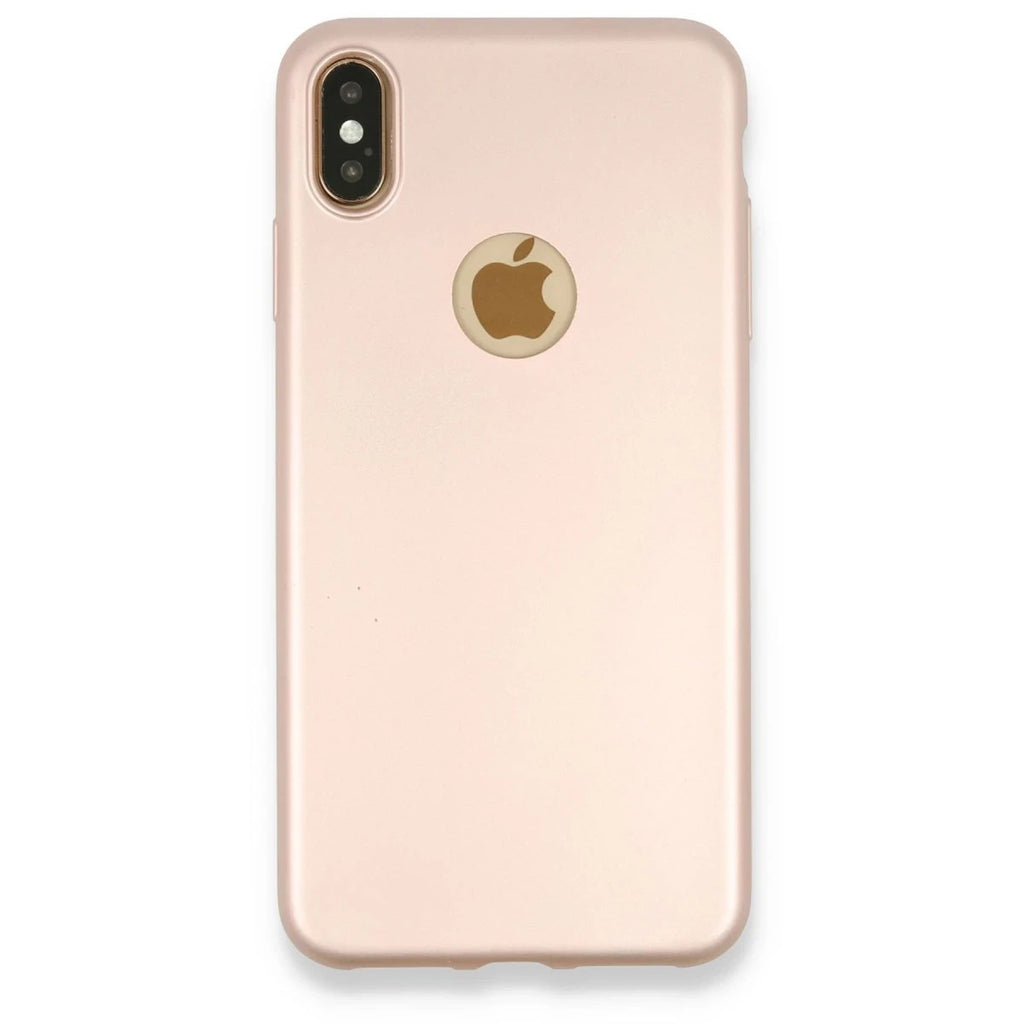 Mey İthalat® iPhone XS Max Kılıf First Silikon - Rose Gold