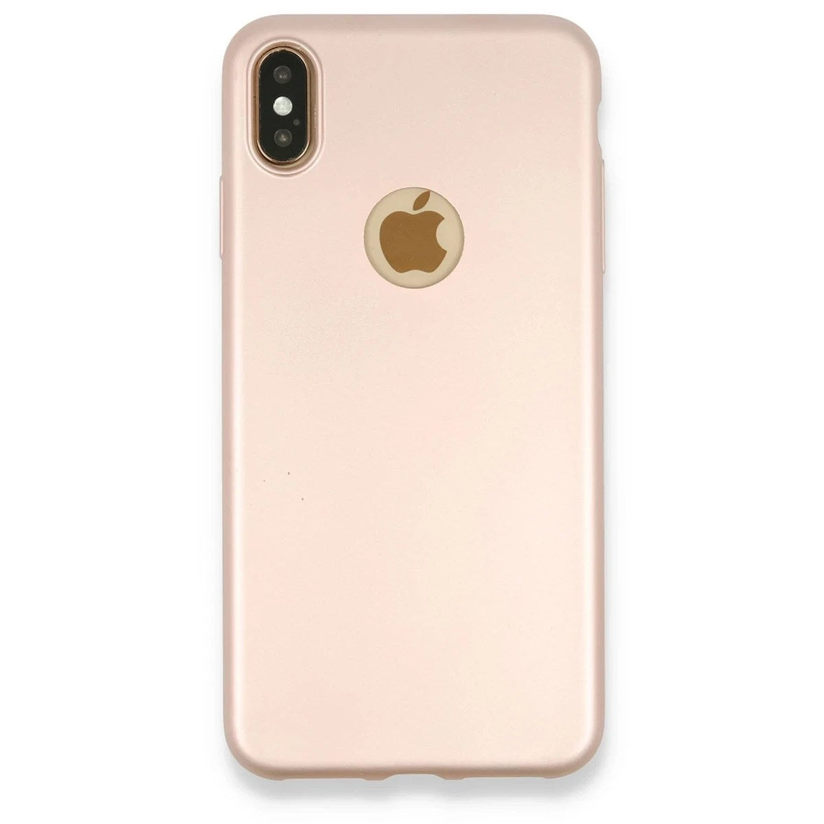 Mey İthalat® iPhone XS Max Kılıf First Silikon - Rose Gold