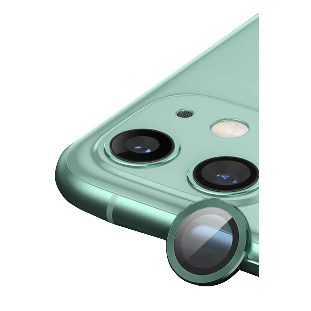 Mey İthalat® iPhone 12 Mini Raze Metal Kamera Lens - Yeşil