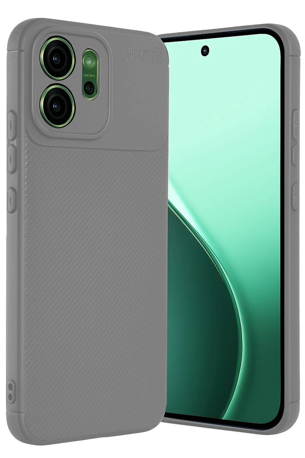 Mey İthalat® Reno 14 Auto Focus Karbon Kapak - Gri