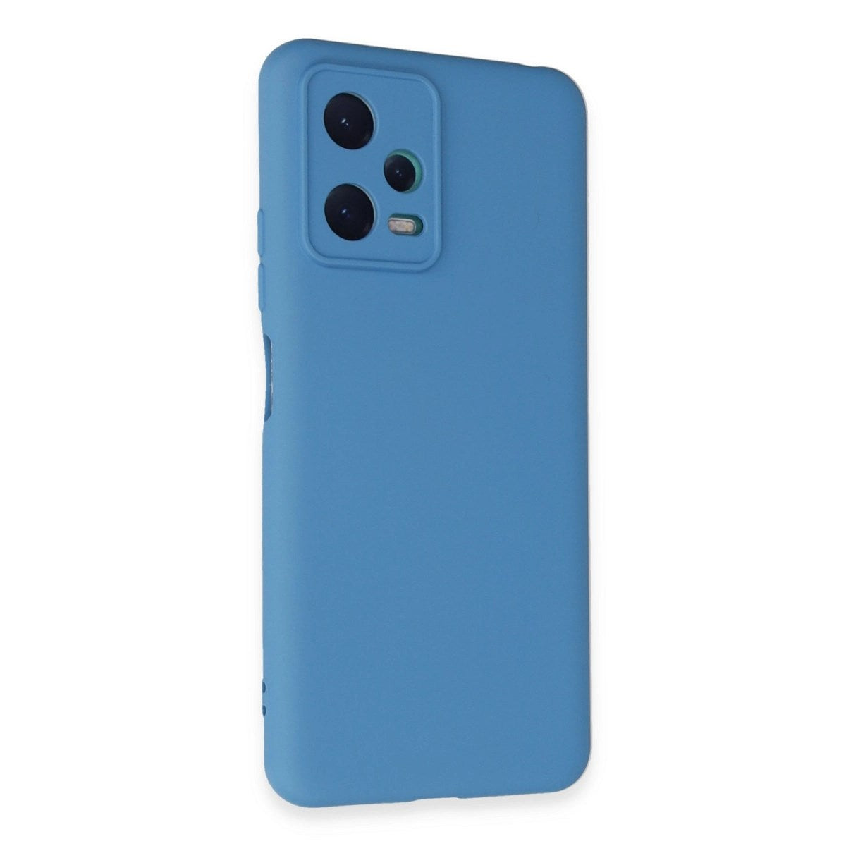 Mey İthalat® Redmi Note 12 5G Kılıf Nano içi Kadife Silikon - Mavi