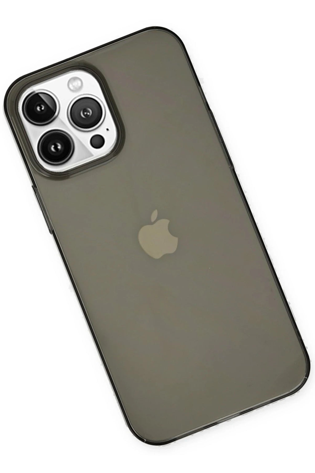 Mey İthalat® iPhone 14 Pro Kılıf Pc Sert Şeffaf Kapak - Siyah