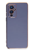 Mey İthalat® One Plus 9 Kılıf Volet Silikon - Mavi