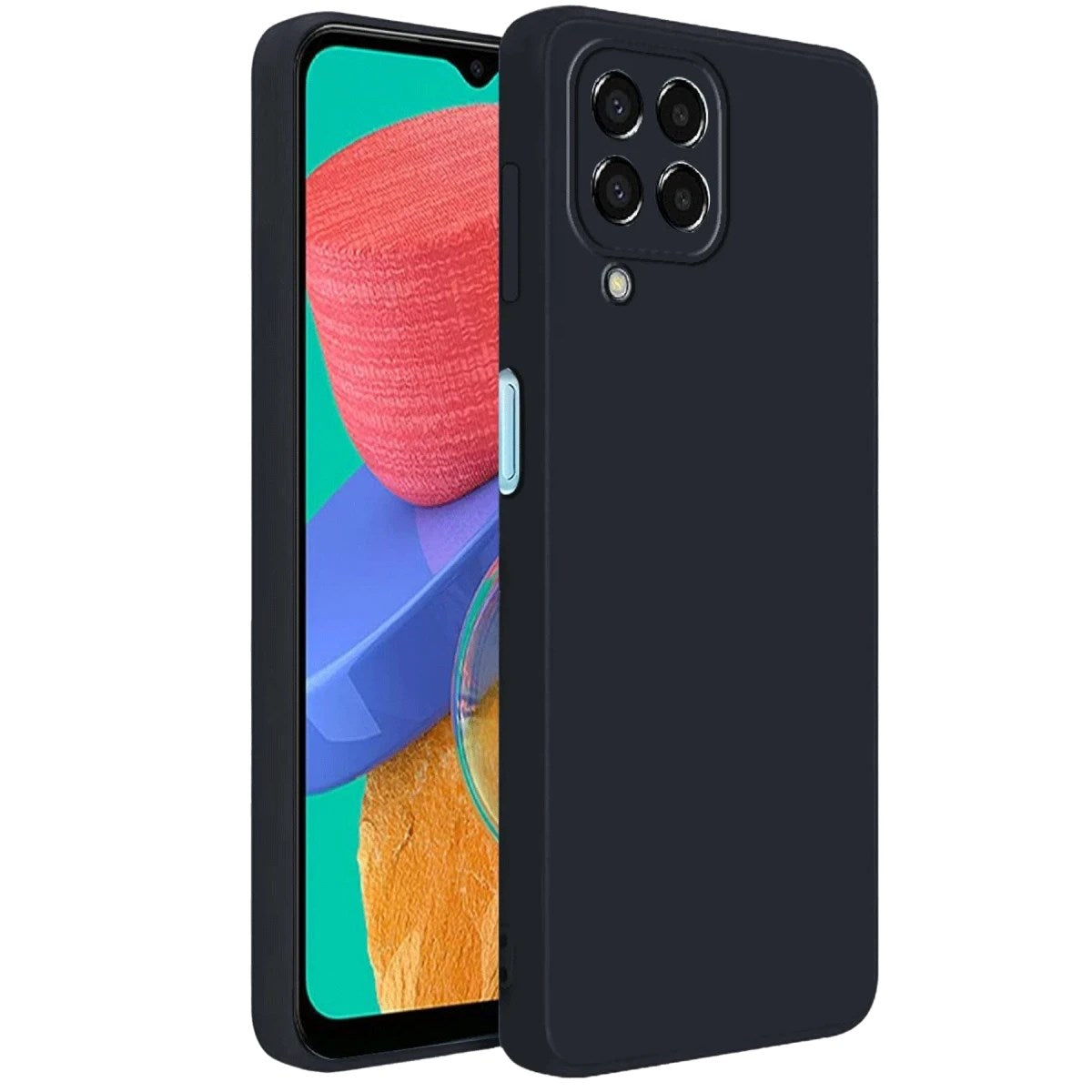 Mey İthalat® Samsung Galaxy M33 Kılıf First Silikon - Siyah