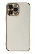 Mey İthalat® iPhone 15 Pro Max Kılıf Volet Silikon - Beyaz