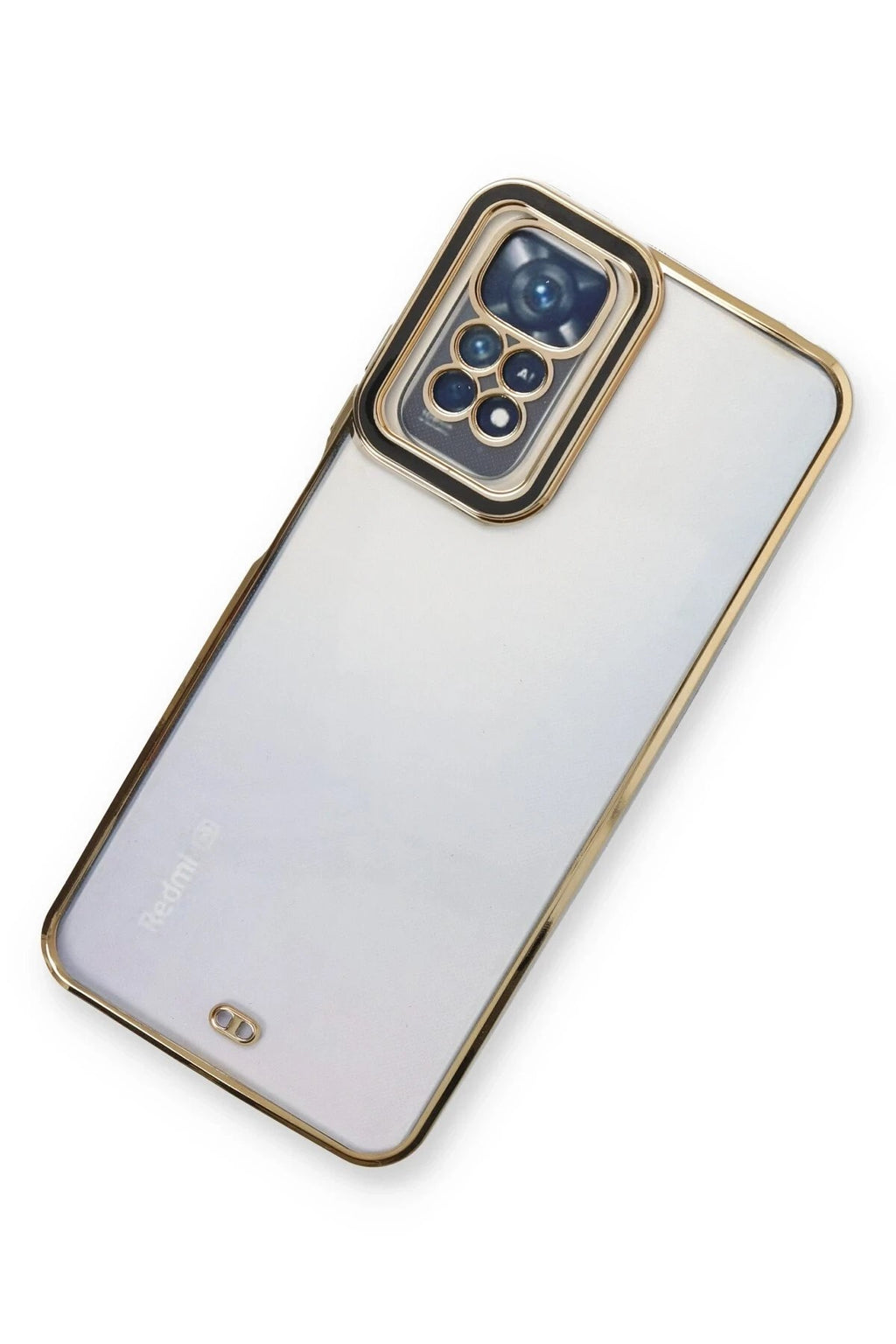 Mey İthalat® Redmi Note 11 Kılıf Liva Lens Silikon - Siyah
