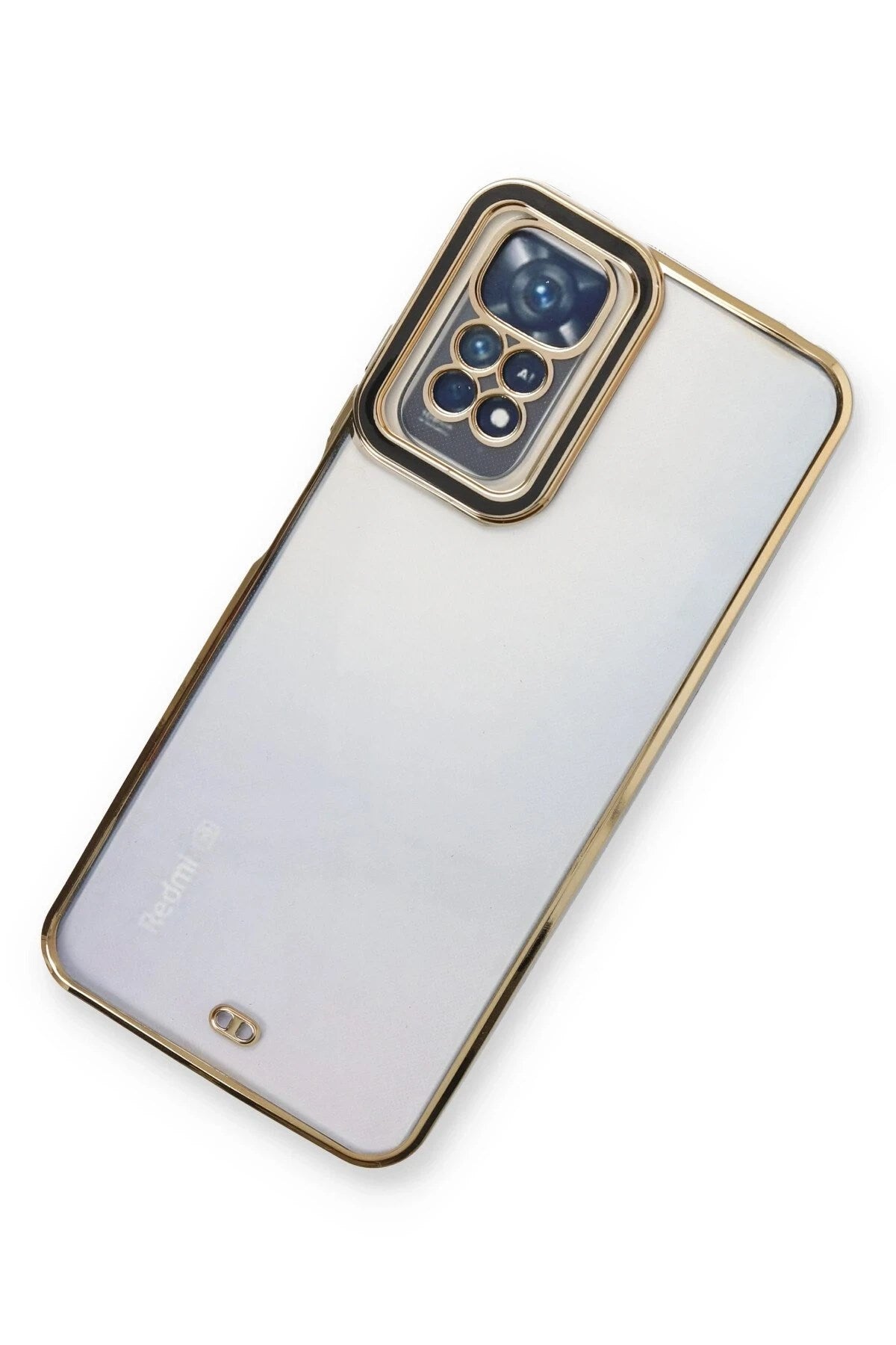 Mey İthalat® Redmi Note 11 Kılıf Liva Lens Silikon - Siyah